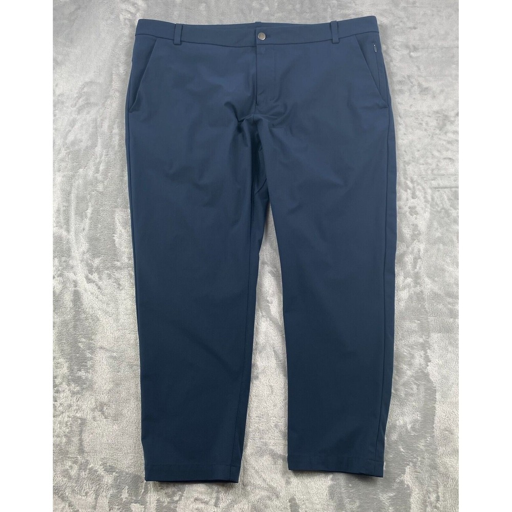 Lululemon Pants Men's 40 Navy Blue Commission Classic Warpstreme Chino Stretch